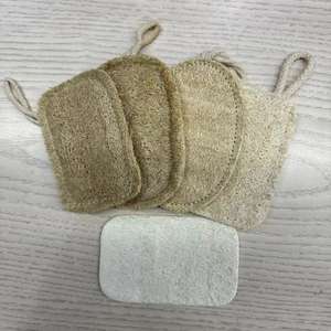 100% spons Loofah Cina Mesir alami bantalan spons Loofah pengelupasan piring alami spons <span class=keywords><strong>Luffa</strong></span> - Product Image 4