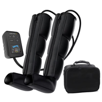 Système de pressothérapie pneumatique portable pour les pieds et les jambes, bottes de compression d'air pour la récupération et la circulation sanguine