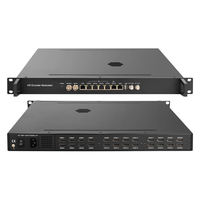 Modulador de Cabecera CATV de 24 Canales DVB-C para Transmisión de TV, Salidas de Audio y Video de Alta Calidad, Garantía de 5 Años, MPEG-4