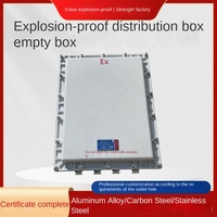 Boîte de distribution antidéflagrante en acier inoxydable ATEX IIB/C Classe IP65 220V 10A vide, armoire réseau, câblage, commande, alimentation