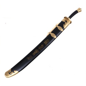 Espada Tradicional Chinesa de Wushu com Cabo Preto, Armas de Kung Fu Wushu - Product Image 5