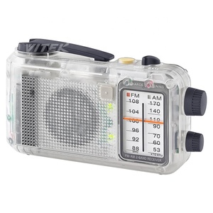<span class=keywords><strong>La</strong></span> prisión de <span class=keywords><strong>la</strong></span> cárcel uso transparente claro caso multibanda Mini FM bolsillo receptor de Radio de onda corta - Product Image 3