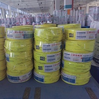 Fil électrique isolé de câble d'alimentation industriel domestique de veste de PVC résistant au feu ignifuge de cuivre pur de noyau ZR-BV