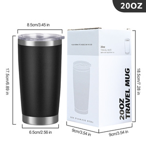 SilverJet Stainless Steel Tumbler 600ML 20oz Vacuum Insulated With Custom Logo Travel Coffee Mug - Product Image 3