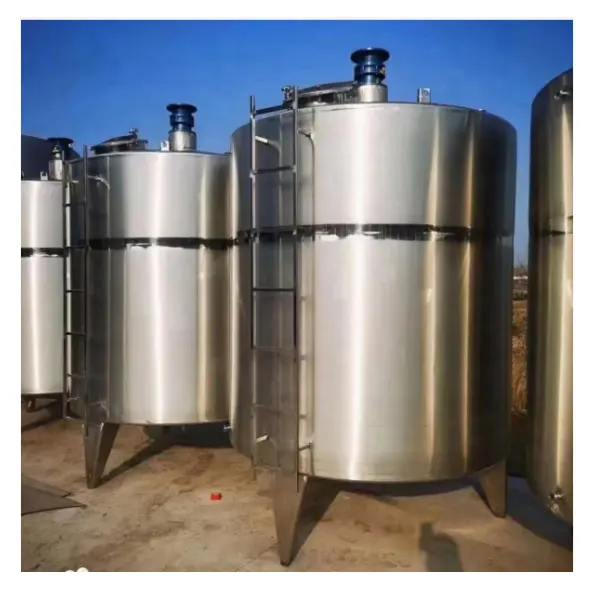 Factory direct sales easy return customized sanitary Stainless steel agitator milk tank Yogurt wine fermentation tank for milk