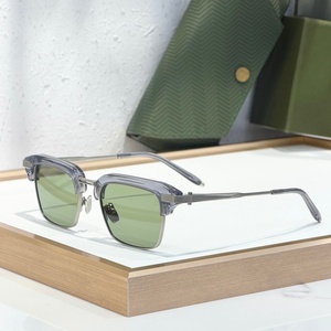 AKO Euclid AKS-526 51-21 Occhiali da Sole <span class=keywords><strong>di</strong></span> Alta Qualità per Uomo e Donna, Design Classico Punk <span class=keywords><strong>di</strong></span> Lusso in Titanio UV400 con Scatola - Product Image 4