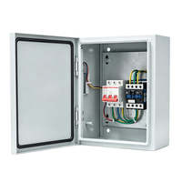 Armoire de commande électrique à conversion automatique triphasée ATS, panneau de distribution basse tension industriel sur mesure