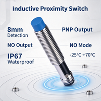 Capteur de proximité inductif avec câble pour la détection de position des machines à convoyeur et des machines-outils CNC