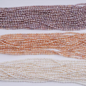 โปรโมชั่นพิเศษ ลูกปัดน้ำจืดธรรมชาติ 4-5 มม. สำหรับทำสร้อยคอ DIY แบบม้วน  ลูกปัดมุกกึ่งสำเร็จรูป สำหรับขายส่ง - Product Image 5