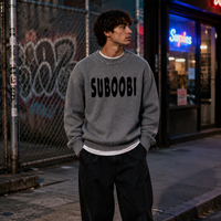 Pull en tricot personnalisé OEM/ODM 2026 pour hommes – Chandail en coton tricoté pour hommes