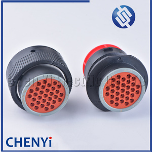 Conector Macho y Hembra Original Alemán de 31 Pines, Serie <span class=keywords><strong>HDP</strong></span>, HDP24-24-31PE, HDP26-24-31SE, 22G3105, 22H1208, con Terminales - Product Image 2