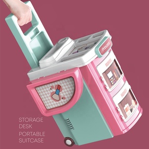 Tavolo Giocattolo Multifunzione 2 in 1 per Trucco Bambini, <span class=keywords><strong>Set</strong></span> Toeletta per Bambini per Trucco Simulato - Product Image 4
