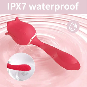 Vibrador Portátil 2 en 1 con Succión, Silicona Médica, Impermeable, Estimulador de Punto G y Clítoris, Juguetes Sexuales para Mujeres - Product Image 3