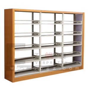 Estantería Giratoria Moderna para Libros, Ajustable, de Madera, Económica, para Bibliotecas Escolares - Product Image 2