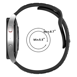 Correa de Reloj BEEFLYPOWER de 20 mm 22 mm, Correa de Silicona de Dos Colores para Samsung Galaxy Watch3 4/5/5Pro <span class=keywords><strong>42</strong></span> 46MM - Product Image 6