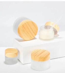 Luxe personnalisé soins de la peau emballage bouteille en verre cosmétique transparente ensemble de soins de la peau emballage récipient en verre jar - Product Image 4