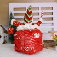 Sapin de Noël Électrique Animé à Piles, Jouet Musical en Plastique, Décoration Intérieure Classique de Noël