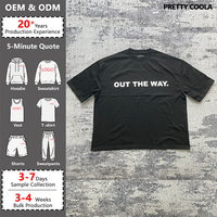T-shirt décontracté surdimensionné pour homme en coton personnalisé, écologique, à manches courtes, avec motif imprimé et tissu respirant MT1860