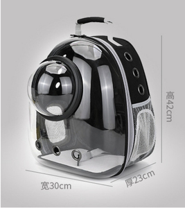 Trong suốt bong bóng mèo Ba lô tàu sân bay với lỗ thông gió hãng hàng không được phê duyệt PET không gian viên nang cho chó nhỏ du lịch - Product Image 4