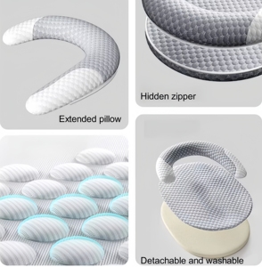 Pet Cooling <b>Mat</b> Large Modern Memory Foam Cotton Fill Hypoallergenic Breathable Washable Anti-Slip Eco-Friendly Summer Heat - Product Image 5