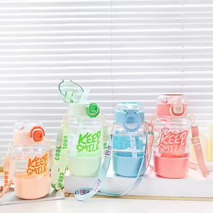 Nouvelle gourde d'été pour enfants, avec double ventouse, portable, anti-chute, pour la maternelle et les activités sportives en extérieur - Product Image 1