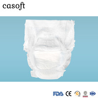 Vente en gros Culotte jetable à taille élastique à absorption rapide Couches pour adultes et pantalons en plastique
