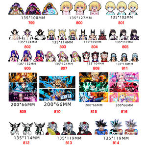 Autocollants <span class=keywords><strong>manga</strong></span> personnalisés imperméables à l'eau de javel 3D autocollants Anime lenticulaire autocollant de mouvement pour voiture ordinateur portable réfrigérateur - Product Image 6