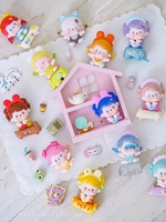 Caja Misteriosa Popular de PVC Mhia Minis Sitting in a Row Series - Regalo Sorpresa Coleccionable Escala 1/12 con 12 Figuras en un Estuche