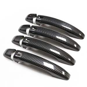 Cubierta de manija de puerta de fibra de carbono seca embellecedor Tuning piezas exteriores interiores para <span class=keywords><strong>Audi</strong></span> A1 <span class=keywords><strong>A4</strong></span> A4L A5 S4 S5 Q3 Q5 <span class=keywords><strong>B8</strong></span> piezas decorativas - Product Image 1
