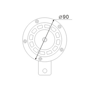 Universal <span class=keywords><strong>12</strong></span>โวลต์ Air Horn ดนตรีสำหรับจักรยาน - Product Image 2