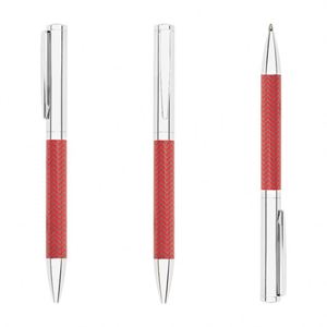 Stylo bille personnalisé en métal de haute qualité, aluminium noir, logo imprimé, recharge, vente en gros, cadeau d'affaires - Product Image 5