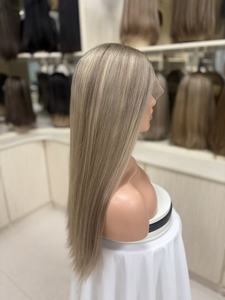 Pelucas de Cabello Humano Virgen al Por Mayor con Frente de Encaje Suizo HD, Transparentes y Transpirables, con un Aspecto Natural, Tallas S, M, L - Product Image 4