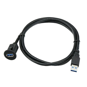 Cable USB 3.0 de un solo puerto, macho a hembra, para paneles de automóviles, motocicletas y embarcaciones; cable impermeable de conexión rápida. - Product Image 3