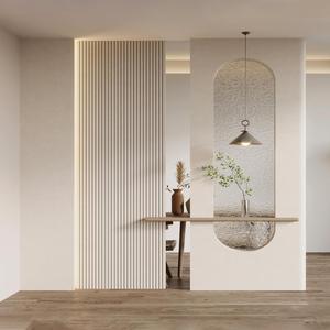Système d'entrée mural sur mesure, armoire moderne pour hall d'entrée <span class=keywords><strong>avec</strong></span> <span class=keywords><strong>rangement</strong></span> dissimulé pour chaussures - Product Image 2