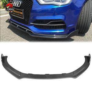 Lame avant en Fiber de carbone de Style RS3 pour <span class=keywords><strong>Audi</strong></span> <span class=keywords><strong>A3</strong></span> S3 pare-chocs de voiture 2013-2016 Bodykit - Product Image 1