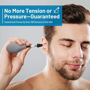 Outil manuel personnalisé d'usine pour soulager la pression des oreilles, dispositif de massage auriculaire en silicone, soins de santé à domicile, réducteur de pression portable - Product Image 5