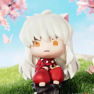 Nueva Caja Sorpresa 100% Auténtica de la Serie Inuyasha Sentado, Adorables Mini Figuras de Anime, Juguetes, Adornos de Escritorio, Edades 14+ - Product Image 3
