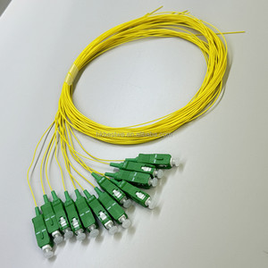 Fabricante Chino de Fibra Óptica FTTH, Pigtail SC/APC Monomodo G652D 0.9mm LSZH de 12 Núcleos y 1.5m - Product Image 3