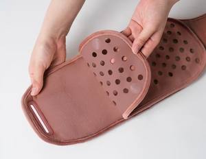 Sabuk pijat punggung bawah kompres panas tanpa kabel, pemijat perut dengan pemanasan getaran untuk pemijat pinggang pereda nyeri - Product Image 4