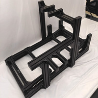Version Basique DIY Profilé Aluminium 3060 Châssis de Jeu de Course Simulateur de Voiture à Entraînement Direct Playseat Sim Rig Cockpit de Course