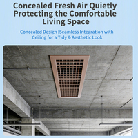 Grille de ventilation décorative en PVC pour plafond, à lames réglables, de bonne qualité OEM, marron, avec filtre pour retour d'air CVC