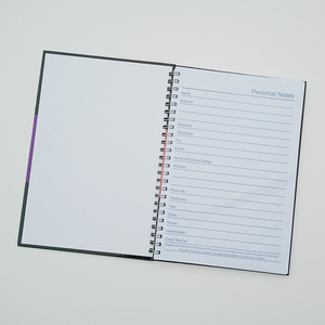 Fabricant professionnel de carnets de calendrier personnalisés, planificateur mensuel, carnet de notes, journal, carnet à spirales, couverture rigide, carnet hebdomadaire - Product Image 2