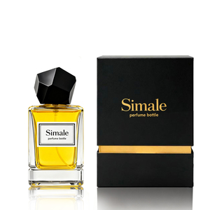Simale Men's Square <strong>Glass</strong> Magnetic Fragrance <strong>Bottle</strong> <strong>30ml</strong> &amp; 50ml&amp;100ml with Sprayer for Perfume Box - Product Image 4