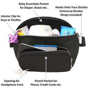 <span class=keywords><strong>Sac</strong></span> banane pour infirmière, organiseur de couches avec table <span class=keywords><strong>à</strong></span> <span class=keywords><strong>langer</strong></span> pliable, <span class=keywords><strong>sac</strong></span> de taille <span class=keywords><strong>pratique</strong></span> et compact - Product Image 6