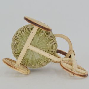 Ev el yapımı bambu dokuma dekoratif sepet, bambu sepeti + bambu meyve sepeti/şarap dekorasyon sepeti/somun sepeti/ - Product Image 2