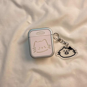Coreano Ins Cute Cats and Dogs Adecuado para AirPods4 Estuche para auriculares Pareja Blue 3rd Gen <span class=keywords><strong>Airpodspro</strong></span> <span class=keywords><strong>1</strong></span> 2 - Product Image 2