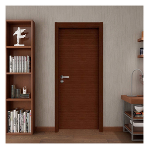 Porte d'entrée et cadre en bois composite Hihaus <span class=keywords><strong>Nyatoh</strong></span>, contreplaqué, âme pleine, placage bois dur - Product Image 2