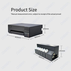 Imprimante numérique A4 DTF (Direct to Film) pour transfert thermique sur tissu, idéale pour les sweats à capuche, jeans, casquettes, chaussures et tous types de tissus personnalisés - Product Image 3