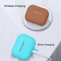 Coque en Silicone pour AirPods Pro 2ème Génération, Étui de Protection pour Écouteurs AirPods Pro 2 avec Boucle en Nylon (Sans Écouteurs)