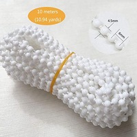 Haute qualité 4.5mm stores perle chaîne en plastique rouleau Durable en plastique rideau stores boule chaîne